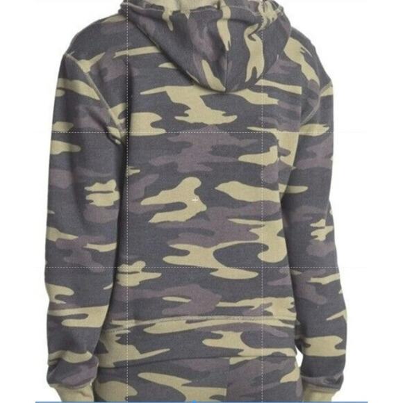 SOCIALITE Fleece Lined Pullover Hoodie Sweatshirt Sz XL/Extra Large in Camo NWT - Picture 3 of 6